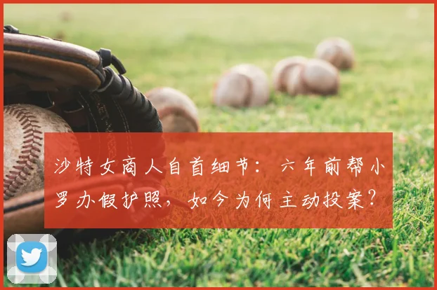 沙特女商人自首细节:六年前帮小罗办假护照,如今为何主动投案?